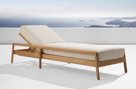 Organic Colors, Deck Furniture, Outdoor Chaise, Teak Wood, Decorating Tips, Custom Fit, Bag Storage, Teak, Chic Style