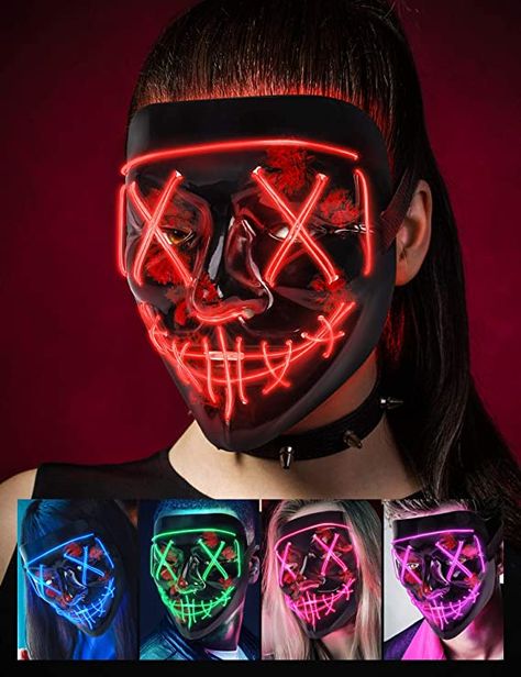 Scary Halloween Mask, Doctor Halloween Costume, Doctor Halloween, Scary Halloween Masks, Dark Mask, Up Cosplay, Games Halloween, Glowing In The Dark, Mascaras Halloween