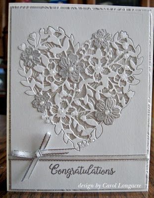 Wedding Card | Our Little Inspirations | Bloglovin’ Homemade Wedding Cards, Stampin Up Wedding Cards, Wedding Shower Cards, Anniversary Cards Handmade, Wedding Day Cards, Wedding Cards Handmade, Bridal Shower Cards, Wedding Anniversary Cards, Engagement Cards