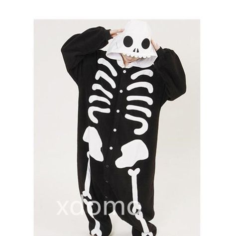 Adult Onesie Pajamas Kigurumi Human Skeleton Pajamas Sleepwear Cosplay Costume for Women Girl Men Boys Flannel Pajamas Unisex Onesie Pyjamas... Adult Onesie Pajamas, Pajama Costume, Skeleton Halloween Costume, Cheap Costumes, Animal Pajamas, Skeleton Costume, Unisex Onesies, Adult Pajamas, Animal Costumes