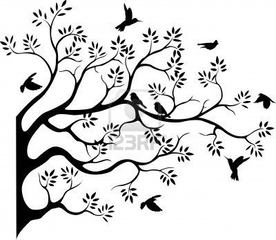 Branches Silhouette Images, Stock Pictures, Royalty Free Branches Silhouette Photos And Stock Photography Tree Drawing Wallpaper, Silhouette Drawing, Bird Flying, Vector Trees, Drawing Wallpaper, Bird Silhouette, Trendy Tree, Tree Silhouette, Tree Drawing