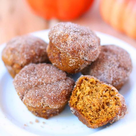 Pumpkin Mini Muffins, Pumpkin Spice Mini Muffins, Mini Pumpkin Muffins, King Arthur Gluten Free, Donut Muffins, Spice Muffins, Pumpkin Spice Muffins, Sugar Pumpkin, Gluten Free Muffins