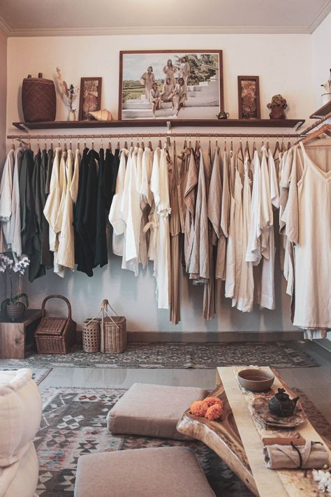 Spare Room Walk In Closet, Spare Bedroom Closets, Spare Room Closet, Dream Dressing Room, Clear Things, Organised Home, Closet Wall, Organisation Tips, Apartment Goals