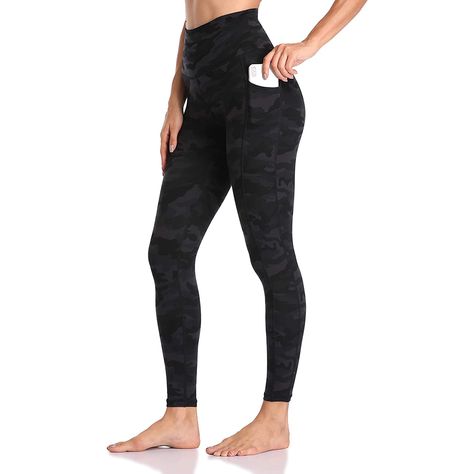 The Best Workout Leggings for Women, According to Fitness Pros and Reviewers Cheap Yoga Pants, Yoga Pants With Pockets, Buttery Soft Leggings, Grey Camo, Leggings With Pockets, Camo Leggings, Deep Gray, Best Leggings, Leggings Casual