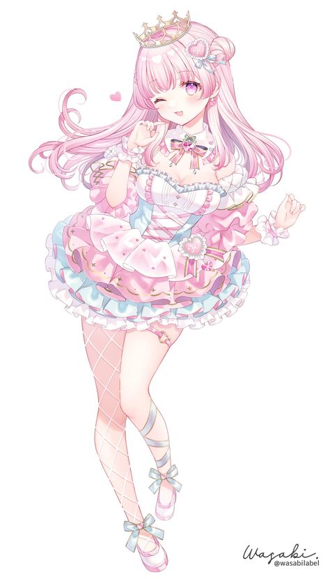 Magical Girl Outfit, Images Kawaii, 캐릭터 드로잉, 영감을 주는 캐릭터, Anime Poses Reference, Kawaii Art, Anime Poses, Magical Girl, 그림 그리기