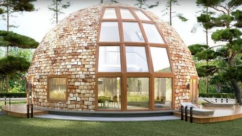 Dome Home Kits, Moon House, Geodesic Dome Homes, House Kits, Diy Cabin, Prefab Cabins, Dome Home, Cob House, Dome House