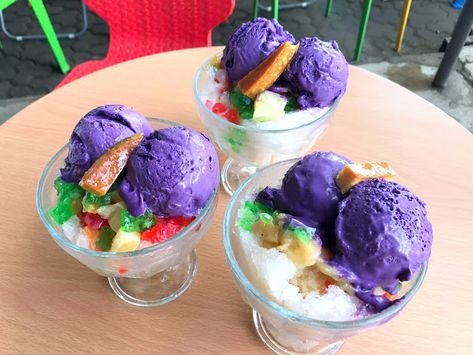 Tsaraught: FAMOUS BERN'S HALO-HALO IN MACO, COMPOSTELA VALLEY Halo Halo Dessert, Filipino Food Party, Filipino Words, Filipino Food Dessert, Philippines Food, Foreign Food, Halo Halo, Filipino Desserts, Asian Desserts