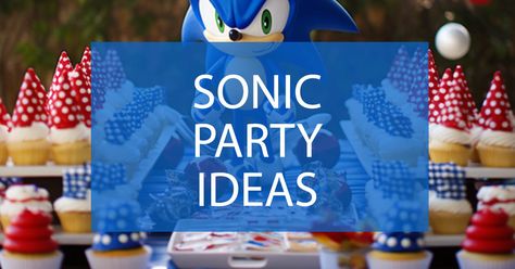 Sonic Themed Party, Sonic Birthday Party Ideas, Cocomelon Party Ideas, Sonic The Hedgehog Party, Sonic The Hedgehog Birthday Party, Sonic Birthday Party, Hedgehog Party, Character Cupcakes, Sonic Birthday Parties