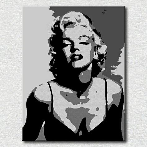 Chance The Rapper Art, Art For Friends, Art Deco Wall Decor, Paintings Living Room, Pop Art Marilyn, Pop Art Paintings, Marilyn Monroe Pop Art, Marilyn Monroe Painting, Marilyn Monroe Artwork