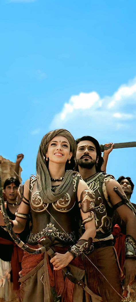 Ram Charan Magadheera, Magadheera Movie Images, India Core, Dti Codes, Pretty Movie, Photoshop Digital Background, Ram Charan, Photo Album Layout, Love Story Video