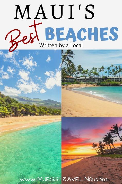 The Best Beaches in Maui: Written by a Local Best Beaches In Maui Hawaii, Best Beaches In Hawaii, Maui Hawaii Beaches, Maui Beaches, Beaches In Hawaii, Visiting Hawaii, Best Beaches In Maui, Maui Babe, Kihei Maui