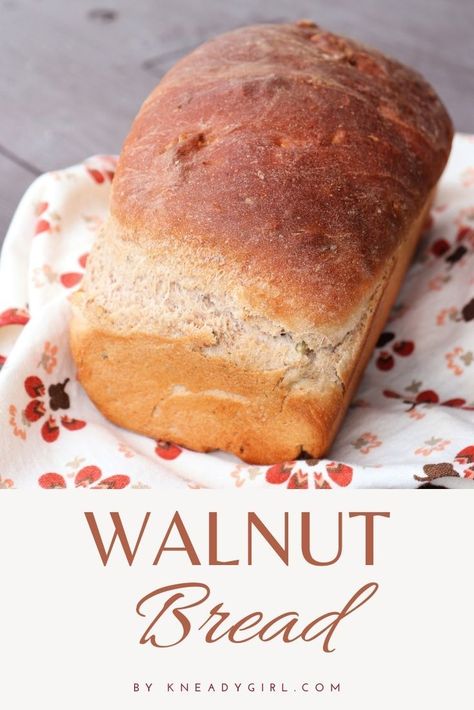 Walnut Bread Recipe, Chicken Salad Sandwiches, Homemade Baked Bread, Flour Alternatives, Walnut Bread, Cranberry Bread, Bread Machine Recipes, Easy Bread Recipes, Breakfast Pancakes