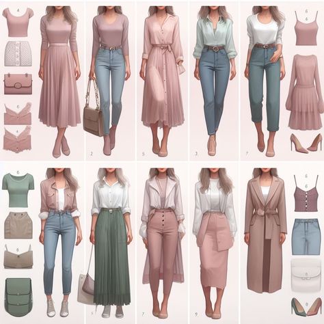 Soft Summer Fashion, Soft Classic Kibbe, Cool Summer Palette, Light Summer Color Palette, Soft Summer Palette, Soft Summer Color Palette, Soft Summer Colors, Worship Team, Colour Combinations Fashion