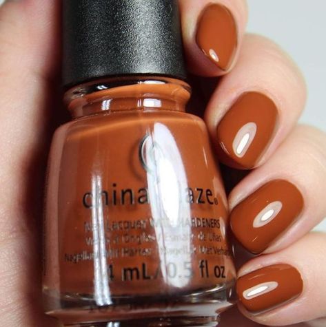 Fall Nails Opi, Brown Nail Polish, Orange Nail Polish, Colorful Nail Designs, Brown Nails, Dipped Nails, Orange Nails, Opi Nails, Autumn Nails