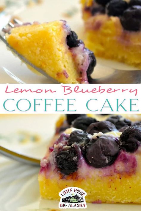 Blueberry Buckle Coffee Cake, Lemon Blueberry Coffee Cake, Alaska Food, Blueberry Coffee Cake Recipe, Blueberry Snacks, Food And Drink Recipes, Easter Feast, Recipe With Cream Cheese, Blueberry Buckle