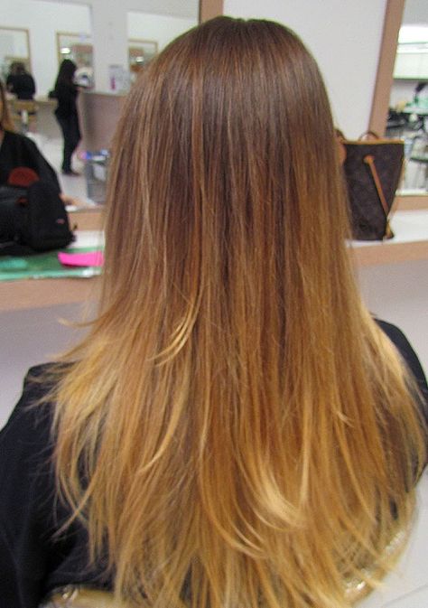 straight hair ombre Brown Hair Yellow Highlights, Straight Highlights, Long Straight Hairstyles, Hair Color Wheel, Beige Blonde Hair Color, Brown Ombre Hair Color, Balayage Straight, Balayage Straight Hair, Hair Yellow