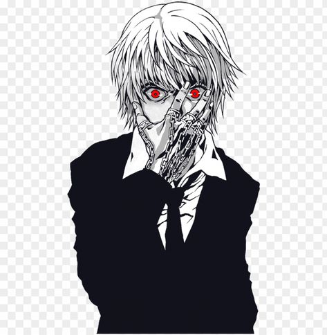 Chain Tattoo, Tokyo Ghoul Kaneki, Hunter Anime, Anime Tattoos, Cool Anime Pictures, Manga Characters, Profile Pics, Eye Drawing, Hunter X Hunter