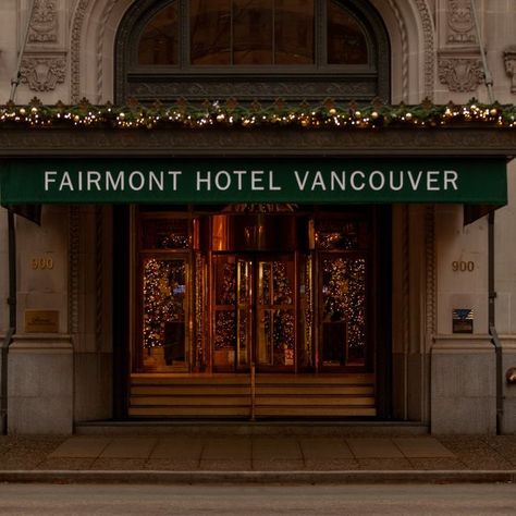 Fairmont Hotel Vancouver on Instagram: "From our Hotel Vancouver family to you and yours. Wishing you a very Merry Christmas and a safe and happy holiday season! 🎄 . . . #fairmont #fairmonthotel #hotelvancouver #vancouver #tourismBC #luxuryhotels #nostalgic #architecture #historicbuildings #castleinthecity #hotels #hotelsandresorts #beautifulhotels #travel #welltraveled #christmas #happyholidays #festive" Nostalgic Architecture, Vancouver Night, Fairmont Hotel Vancouver, Christmas Hotel, Fairmont Hotel, A Very Merry Christmas, Happy Holiday, Beautiful Hotels, Very Merry Christmas