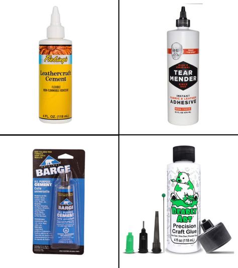 11 Best Glues For Leather In 2023: A Complete Buying Guide Leather Glue, Decoupage Glue, Best Glue, Waterproof Glue, Cement Art, Shoe Repair, Fabric Glue, Glue Crafts, Wood Glue