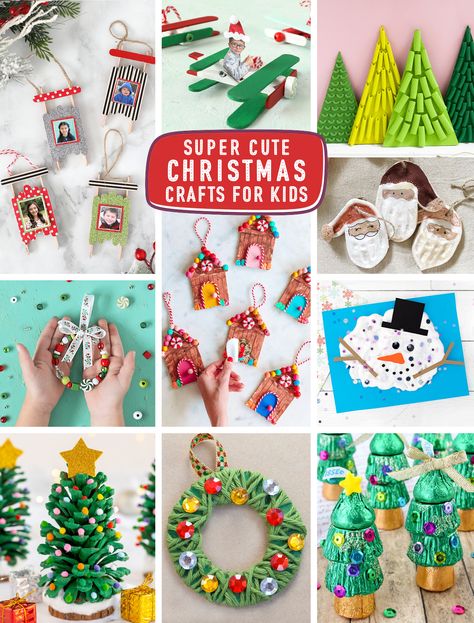 If you are looking for cute and creative Christmas crafts for kids, you have come to the right place! All the best holiday crafts for children gathered in one place. DIY Christmas | Christmas Crafts | Christmas Crafts for Children | Christmas Ideas Christmas Crafts Students Can Make, Christmas Crafts For 8 Yr Girl, Christmas Crafts Ages 8-12, Christmas Crafts For Classroom Party, Christmas Crafts For Older Kids To Make, Christmas Presents For Kids To Make, Christmas Crafts For Young Kids, Christmas Class Craft, Christmas Craft For Older Kids