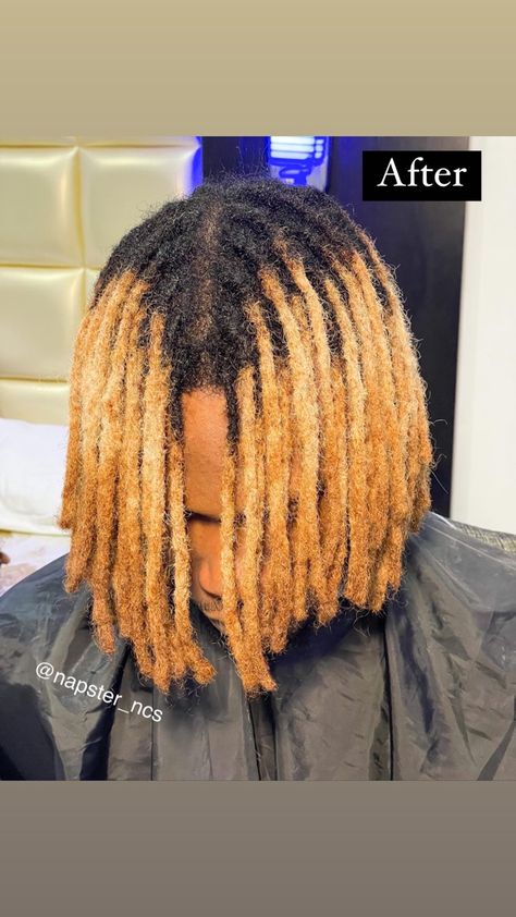 ⁣
.⁣
.⁣
.⁣
.⁣
.⁣
#dread #dreadlife Short Locs Men, Honey Blonde Locs, Locs Men, Locs Ideas, Dyed Locs, Colored Locs, Dyed Dreads, Loc Ideas, Dreads Styles For Women