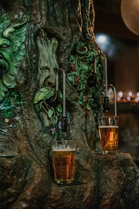 Brew Your Own Cocktail Elixirs At This Fantasy-Themed Bar In NYC - Secretnyc The Cauldron, Home Bar Design, Themed Cafes, Stone Street, Visit New York City, Visit New York, Fantasy Theme, Lower Manhattan, Real Plants