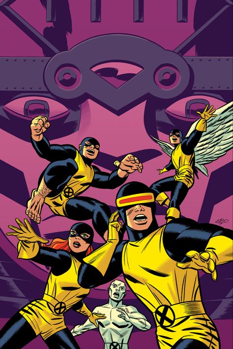 Mighty Marvel Masterworks: The X-Men vol 2 | Textless cover art by Michael Cho Marvel Universe Art, Marvel Comics Vintage, X Men Evolution, Marvel Superheroes Art, Marvel Comics Wallpaper, Marvel Comic Universe, Uncanny X-men, Comic Book Covers, Comic Book Artists