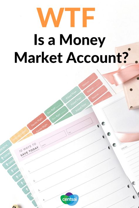 WTF Is a Money Market Account? What is a money market account? Is it a good option to help you save and earn interest? Learn how it works and whether you should get one. #moneymarket #moneymarketaccount #investing #savings Money Market Fund, Investment Account Balance, Money Market Account Tips, Lots Of Money In Bank Account, An Investment In Knowledge Pays, Money Market Account, High Yield Savings Account, High Yield Savings, Money Market