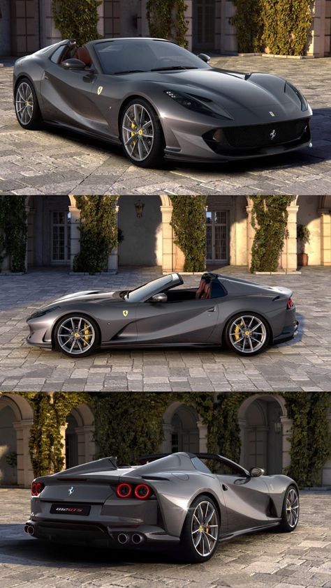 Ferrari 812 Gts Wallpaper, Drop Top Cars, Ferrari 812gts, Ferrari Convertible, Ferrari 812 Gts, Tmax Yamaha, Luxe Auto's, Car Aesthetics, 812 Superfast