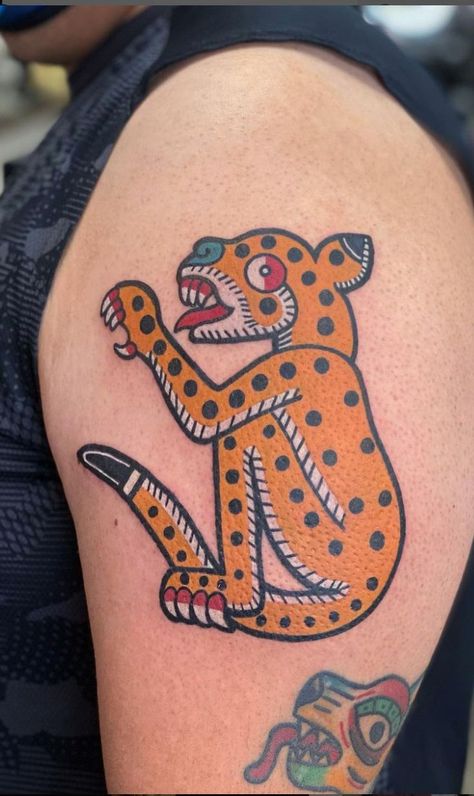 Mexican Jaguar Tattoo, Traditional Tattoo Mexican, Mayan Jaguar Tattoo, Aztec Mayan Tattoo, Aztec Jaguar Tattoo, Alebrije Tattoo, Traditional Mexican Tattoo, Mexican Traditional Tattoo, Now Booking Appointments