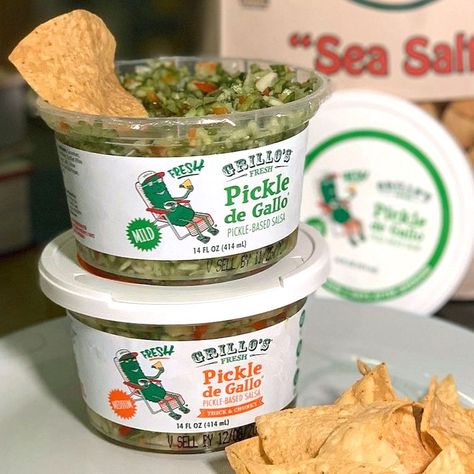 Dill Pickle Pico De Gallo, Dill Pickle Salsa Recipe, Dill Pickle Salsa, Snack Combinations, Dill Recipes, Beef Sticks, Habanero Peppers, Low Calorie Snacks, Pickle Juice