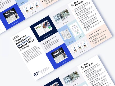 Trustpilot – One pager for businesses by Vit Schlesinger for Blackfish on Dribbble One Pager Design, One Pager, Marketing Department, Free Coupons, Print Advertising, Page Design, Business Design, Case Study, Creative Professional