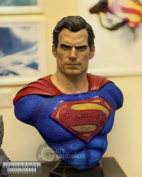 Batman Benaffleck, Superman Figure, Superman Henry Cavill, Superman Pictures, Marvel Statues, Adventures Of Superman, Superman Art, Superman Comic, Digital Sculpture