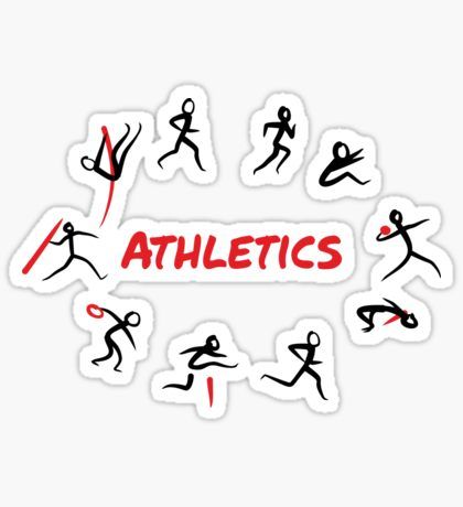 Track And Field Drawing, Aesthetic Wallpaper Track And Field, Track And Field Logo, Athletics Aesthetic, Track And Field Clipart, Track And Field Graphic Design, Athletics Track Aesthetic, Track & Field, Track And Field Stickers