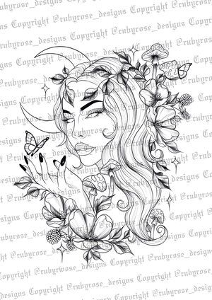 Greek Mythology Leg Tattoos Women, Capricorn Goddess Drawing, Virgo Goddess Drawing, Greek Goddess Back Tattoo, Greek Goddess Tattoo Design, Virgo Tattoo Goddesses, Spiritual Sleeve Tattoos For Women, Unique Virgo Tattoo Ideas, Capricorn Goddess Tattoo