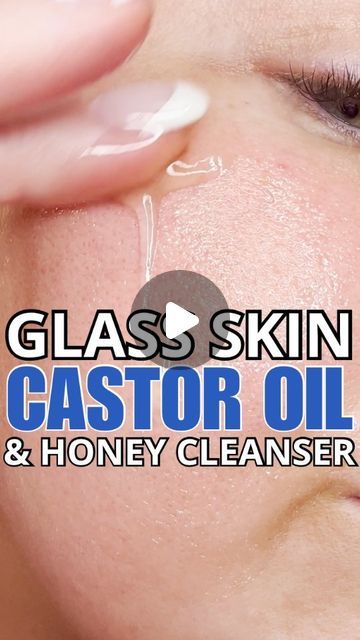 Queen of the Thrones® on Instagram: "GLASS SKIN CASTOR OIL & HONEY CLEANSER! ⤵️

🌟 SAVE & SHARE this reel! 🌟

Are you looking for an all-natural alternative for a face cleanser? 🌿

Try out our all-natural cleanser recipe featuring Golden Organic Castor Oil and honey. 🍯

WHAT YOU'LL NEED:
💙 2 tablespoons of Organic Golden Castor Oil
💙 1 tablespoon of honey
💙 1 tablespoon of warm water

HOW TO USE:
🌟 Mix together until well combined
🌟 Massage onto face using circular motions for 30 seconds
🌟 Rinse thoroughly with warm water to remove any residue
🌟 Gently pat dry with a clean towel

For an extra boost of hydration and nourishment, follow up with your favorite moisturizer mixed with a pea-size amount of Castor Oil. 💖

Make sure you are using Castor Oil that is 100% pure, organic, h Oil Massage For Hair, Use Of Castor Oil, Cleanser Recipe, Castor Oil For Face, Using Castor Oil, Castor Oil Uses, Honey Face Cleanser, Caster Oil, Natural Beauty Care