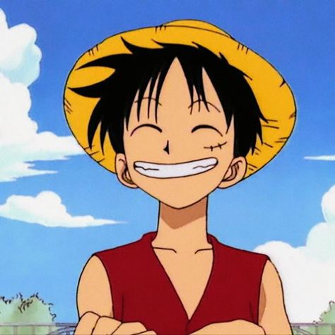 Luffy Old Style, Luffy Season 1, Luffy Serious, Luffy Pre Timeskip, One Piece Demon Slayer, Luffy Pfp, Zoro And Luffy, Christmas Tree Images, He Makes Me Smile