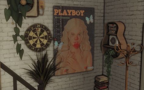 playboy poster | Patreon Sims 4 Cc Playboy, Ts4 Posters Cc, Pin Up Posters, Game Time, Sims 4, Pin Up, Just In Case