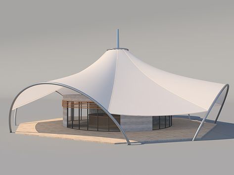 Membrane Structure, Pavilion Design, Tent Design, Roof Architecture, Architecture Concept Drawings, Canopy Design, Architecture Design Concept, Structure Architecture, Shade Structure