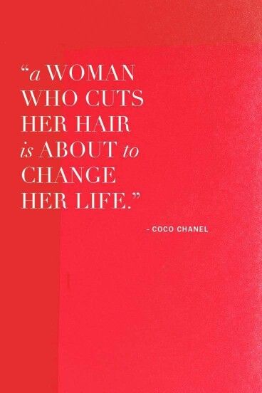 You can dye it, too. Haircut Quotes, Funny Instagram Captions, Hair Quotes, Quotes Thoughts, Cut Her Hair, Fashion Quotes, Quotable Quotes, Coco Chanel, Short Hair Cuts