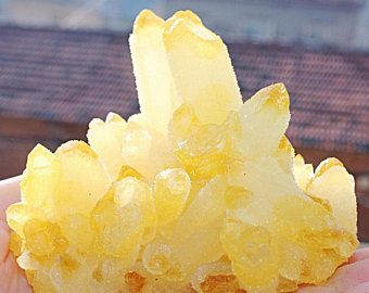 Element Of Air, Yellow Crystals, Health Yoga, Healing Gemstones, Yellow Fruit, Gemstones Crystals, Pale Orange, Heat Treating, French Words