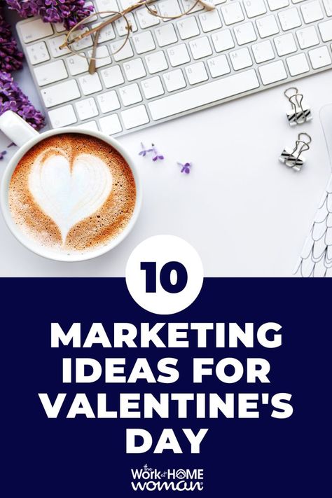 10 Marketing Ideas for Valentine's Day - Here are 10 marketing and promotional ideas for your small business for Valentine's Day! Ways To Market Your Business, Promotional Ideas, Small Business From Home, Promotion Ideas, Successful Business Tips, Market Your Business, Writing A Business Plan, Google Business, Ecommerce Marketing