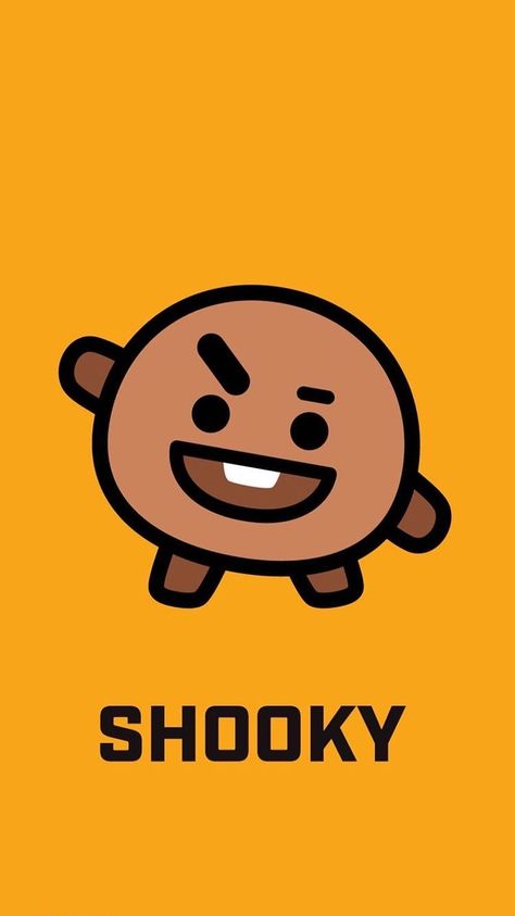 Shooky Bt21, Bt 21, V Jimin, Easy Love Drawings, Simple Cartoon, Cute Cartoon Drawings, Bts Drawings, Naha, Bts Chibi