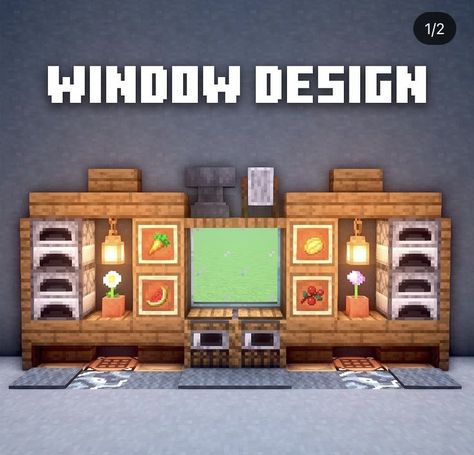 Minecraft Window, Minecraft Wall, Minecraft City Buildings, Minecraft Interior, Minecraft Blocks, Minecraft Farm, Minecraft Cottage, Minecraft Furniture, Minecraft Plans