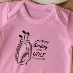 Daddy doesn't GOLF all the time - ha ha! https://youmakeitspecial.com/products/im-proof-daddy-doesnt-golf-all-the-time-onesie-short-sleeve-bodysuit-ons-prfglf-s2407?_pos=7&_sid=43e11d481&_ss=r Ha Ha, Short Sleeve Bodysuit, Onesies, Golf, Gifts