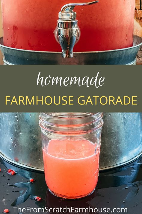 This healthy homemade electrolyte drink is a great substitute for sports drinks like Gatorade. It is the favorite summer drink in our farmhouse for both kids and adults. It will replenish your electrolytes while allowing you complete control of the ingredients. Once you make this pantry staple from scratch, you will be wanting to learn more. Make sure to follow me for more from scratch recipes and homesteading tips! Gatorade Recipe, Electrolyte Drink Recipe, Homemade Gatorade, Homemade Electrolyte Drink, From Scratch Recipes, Homesteading Tips, Sports Drinks, Scratch Recipes, Electrolyte Drink