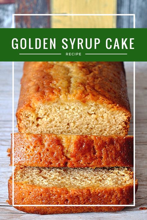 Golden Syrup Cake Thanksgiving Loaf, Good Cake Recipes, Golden Syrup Cake, Dessert Recipes Cake, Baking Cupboard, Syrup Cake, Loaf Cake Recipes, Favorite Cookie Recipe, Delicious Thanksgiving