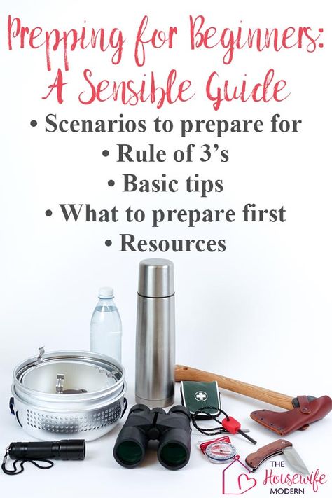 Prepping for beginners: the sensible guide. Information to help you know what to prep for, prepping supplies, what your priorities should be, & more. How To Start Food Prepping, Prepping Essentials, Best Prepping Books, Basic Prepping Supplies, Doomsday Prepping For Beginners, Prepper Medical Supplies List, Prepping For Beginners, How To Prepare For When Shtf, Prepping Supplies