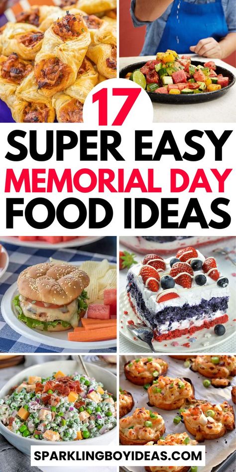 Memorial Day food is all about celebrating with delicious, patriotic recipes that bring everyone together. Dive into our Memorial Day BBQ recipes, featuring grilled recipes and easy Memorial Day appetizers that are sure to impress. Don't miss our patriotic desserts, from red, white, and blue treats to star-spangled desserts, perfect for adding a festive touch to your table. Whether you're looking for Memorial Day picnic ideas, healthy Memorial Day recipes, or vegetarian recipes, we've them all. Easy Memorial Day Food, Memorial Day Appetizers, Food Ideas For Party, Memorial Day Food Ideas, Memorial Day Food, Memorial Day Picnic, Blue Treats, Memorial Day Recipes, Patriotic Recipes