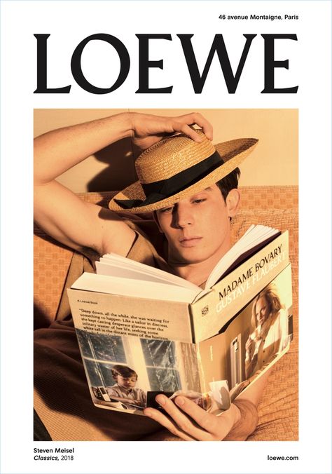 Josh O'Connor fronts Loewe's fall-winter 2018 campaign. Josh Oconnor, Mens Fashion Editorial, Steven Meisel, Brand Campaign, Fashion Advertising, British Actors, Mens Fall, Warm Outfits, Ad Campaign